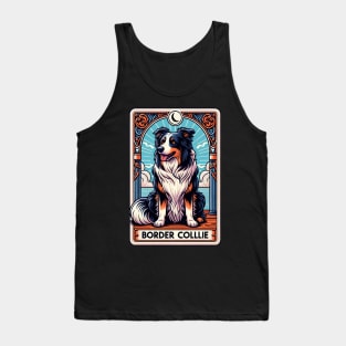 Border Collie Tarot Card Tank Top